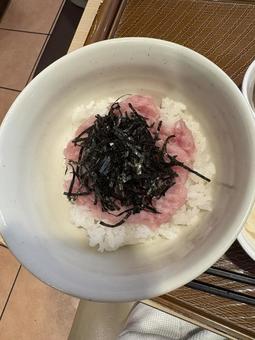 ネギトロ丼 ネギトロ丼 ごはん,ネギトロ,丼の写真素材
