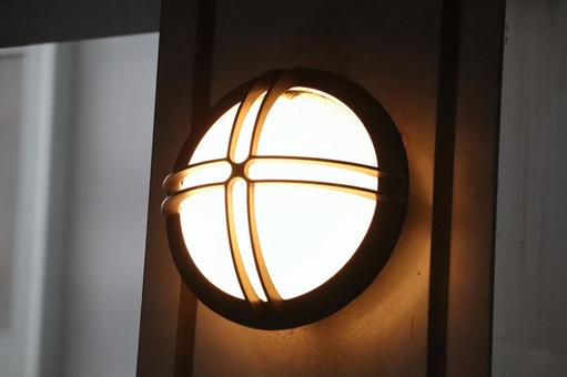 LED 黒枠ブラケット　電球色 led,照明,照明器具の写真素材