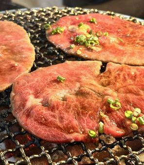 焼肉1 焼肉1 焼肉,牛タン,肉の写真素材