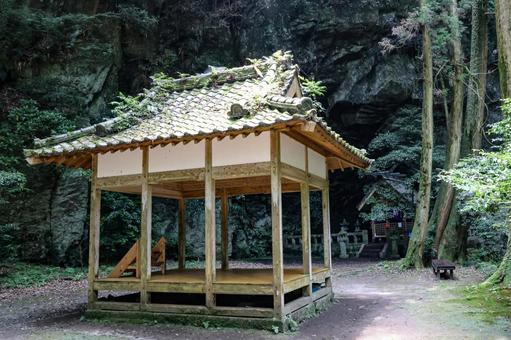 岩戸神社 神楽殿 岩戸神社 神楽殿 岩戸神社,神社,神楽殿の写真素材