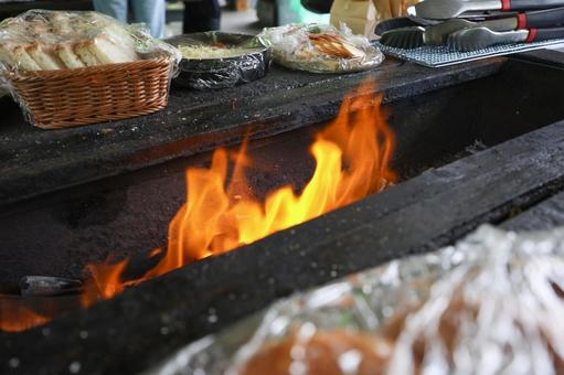 燃え上がる炎 燃え上がる炎 ファイア,火,調理場の写真素材