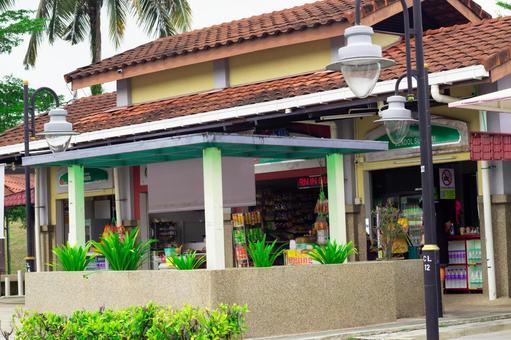 マレーシアのローカルストア マレーシア,コンビニ,商店の写真素材