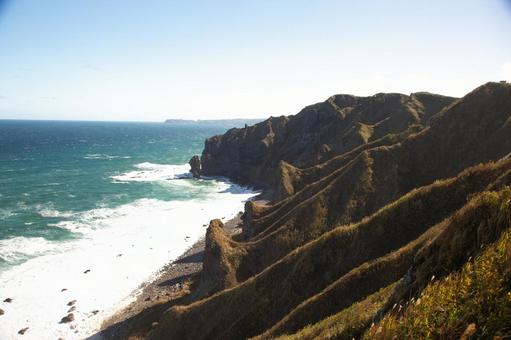 Photo, shakotan peninsula, kamiaki cape, landscape, 