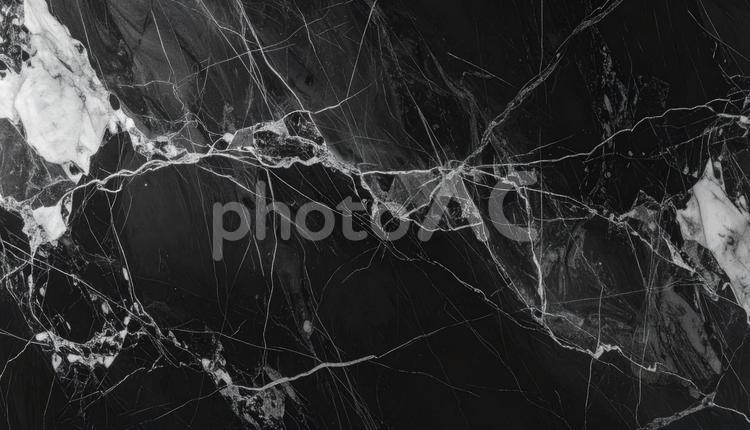 大理石　黒御影石の背景 大理石,黒御影,石の写真素材