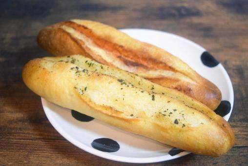 ガーリック風味のソフトフランス ガーリック風味のソフトフランスの写真