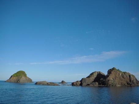 海の見える風景1 海の見える風景1 風景,海,夏の写真素材