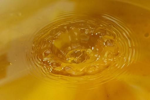 水滴が落ちた水面の様子 水滴が落ちた水面の様子 水,水滴,透明の写真素材