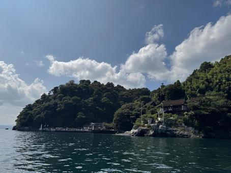 竹生島 琵琶湖の島 竹生島 琵琶湖の島の写真