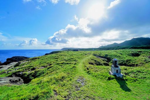沖縄・与那国島の久部良から見る海 沖縄・与那国島の久部良から見る海 与那国島,久部良,日本最西端の写真素材