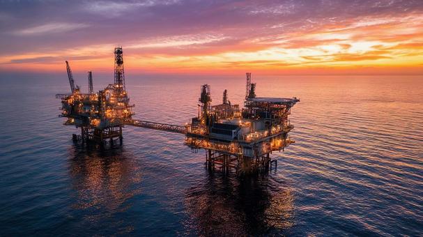 石油採掘プラントのイメージ07 石油採掘プラントのイメージ07の写真