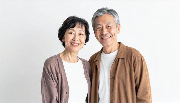 老夫婦 老夫婦の写真