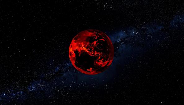 Planet where monsters live 01, planet, image, space, JPG