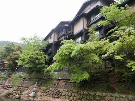 熊本 黒川温泉街2 熊本 黒川温泉街2 黒川温泉,南小国温泉郷,温泉郷の写真素材