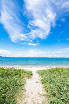 海岸沿いから眺める風景 海岸沿いから眺める風景 海,空,景色の写真素材