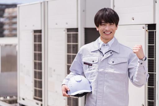 作業員の男性。 作業員の男性。 男性,人物,1人の写真素材