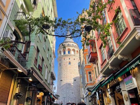 ガラタ塔　イスタンブール ガラタ塔,イスタンブール,トルコの写真素材