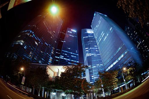 Image of Singapore skyscrapers, JPG Image of Singapore skyscrapers, JPG