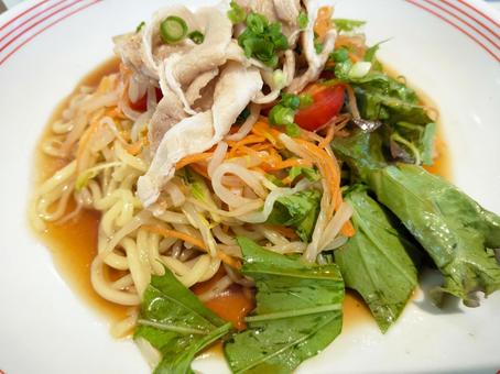 サラダちゃんぽん サラダ麵,サラダ,冷麺の写真素材