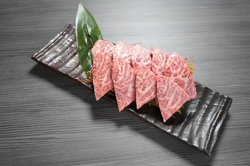 和牛 焼肉 イチボ 黒毛和牛 焼肉,牛肉,肉の写真素材