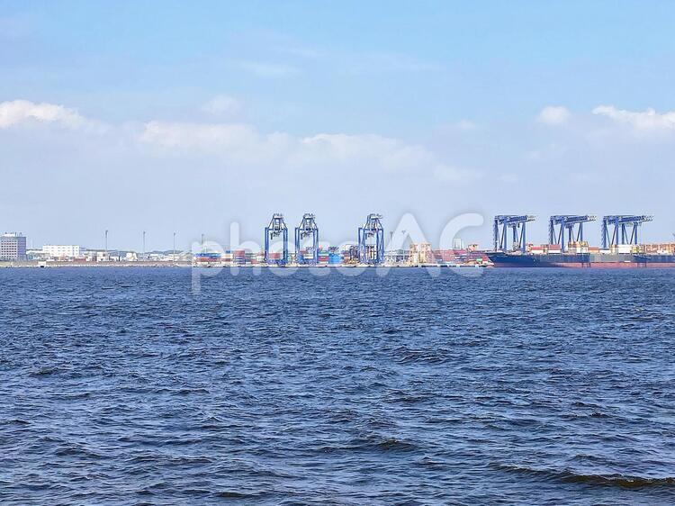 東京風景・東京湾 東京湾,海,海上の写真素材