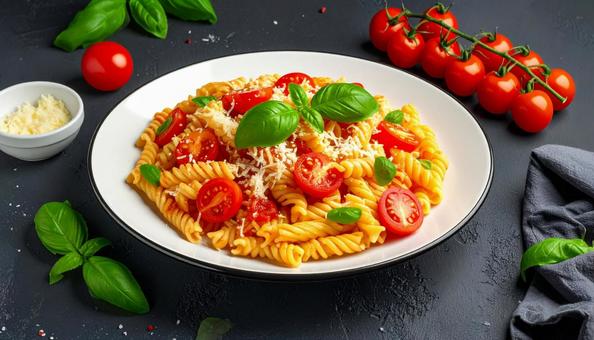 トマトパスタ トマトパスタの写真