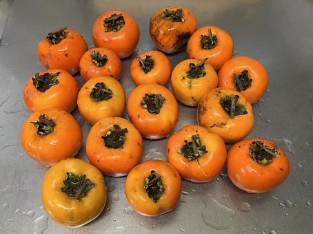 柿 柿,果物,フルーツの写真素材