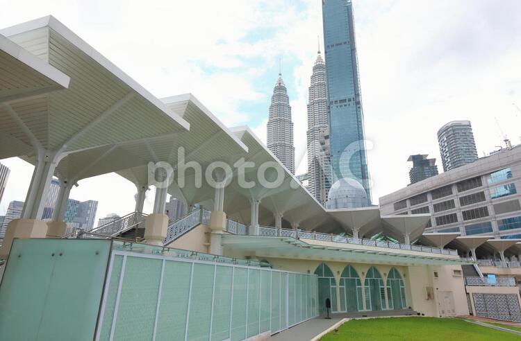 マレーシア　クアラルンプールのMasjid Say Skakirin　モスク マレーシア,クアラルンプール,外国の写真素材