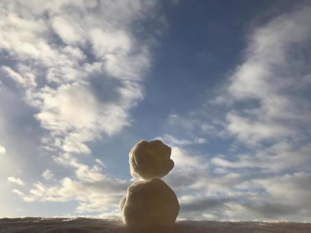 ミニ雪だるま ミニ雪だるまの写真