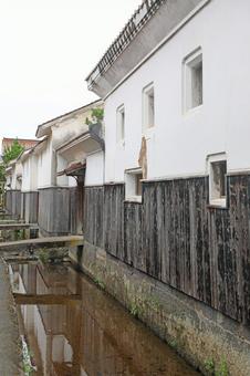 倉吉　白壁土蔵群 倉吉,白壁,土蔵の写真素材