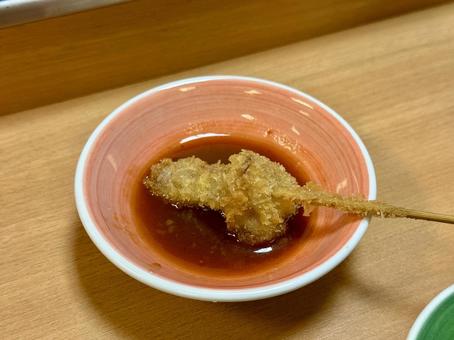 居酒屋で食べる串カツ 居酒屋で食べる串カツ 一品物,一般料理,サイドメニューの写真素材