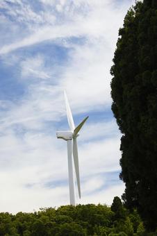 Photo, generator, giant wings, sky, 