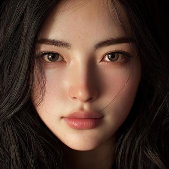 美しい女性の表情 美しい女性の表情の写真