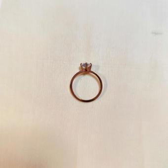宝石のついているシンプルな指輪 宝石のついているシンプルな指輪 指輪,おしゃれ,レディースの写真素材