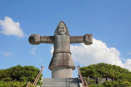 筑後広域公園 筑紫石人像 筑後広域公園 筑紫石人像 筑紫石人像,筑後広域公園,石人の写真素材