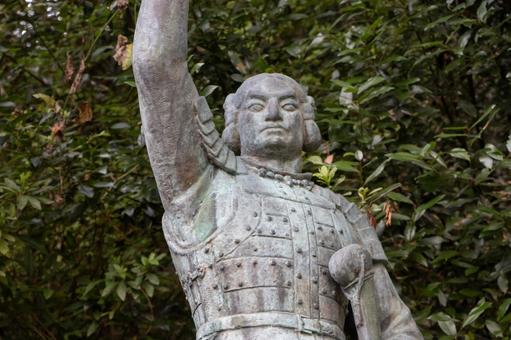日本武尊の像 日本武尊の像 日本武尊の像,醒井宿,日本武尊の写真素材