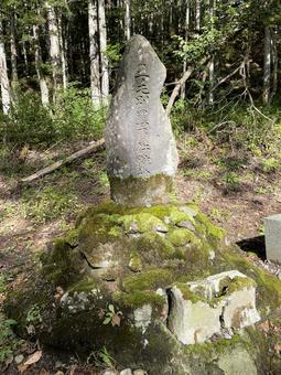 三毛別羆事件復元地02 三毛別羆事件復元地02 北海道,三毛別,石碑の写真素材