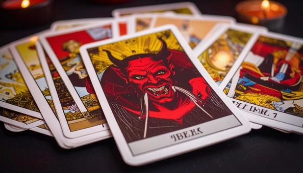 タロットカード 大アルカナ 悪魔 タロットカード 大アルカナ 悪魔の写真