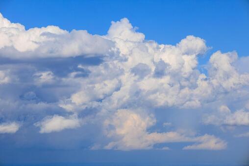 青空と雲 青空,雲,白い雲の写真素材