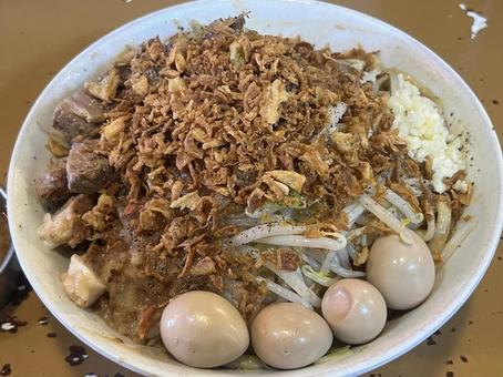 二郎系汁なし 二郎系汁なし 二郎系,汁なし,ラーメンの写真素材