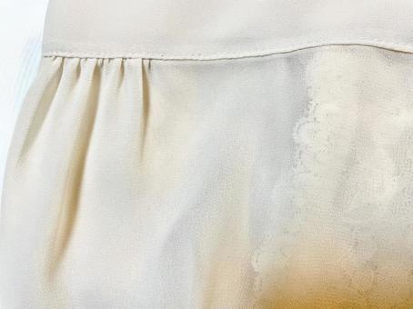 優しい雰囲気の白い布のドレープ素材 白,テクスチャ素材,布の写真素材