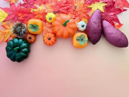 秋イメージ（秋の味覚）1 秋,紅葉,秋の味覚の写真素材