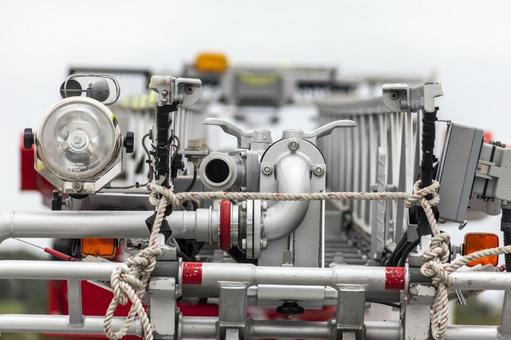 はしご車5（田原市） はしご車,車両,消防の写真素材