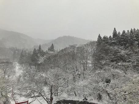 雪の山 雪の山の写真