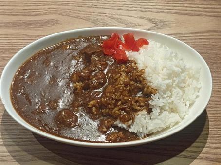 牛すじ煮込みカレー 牛すじ煮込みカレー 牛すじ煮込みカレー,カレー,ライスの写真素材