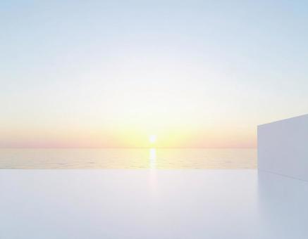 海 夕日 イメージ 海 夕日 イメージの写真