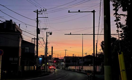 マジックアワー 横浜 夏 マジックアワー 横浜 夏 マジックアワー,神奈川,横浜の写真素材