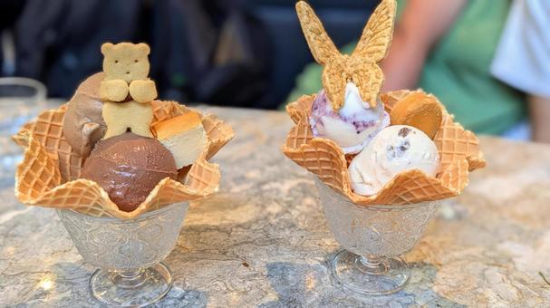 宮原眼科のアイスクリーム 宮原眼科のアイスクリーム 台湾,台中,宮原眼科の写真素材