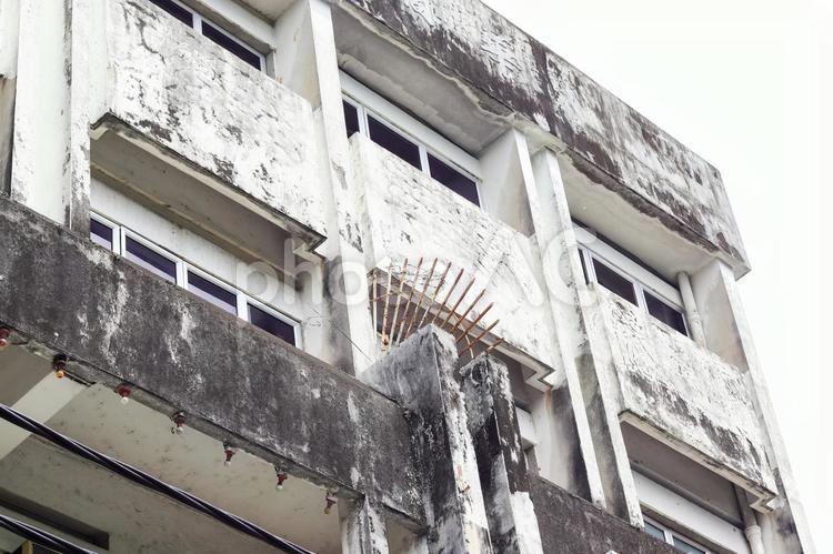 マレーシアの古い建物 マレーシア,古い建物,街並みの写真素材