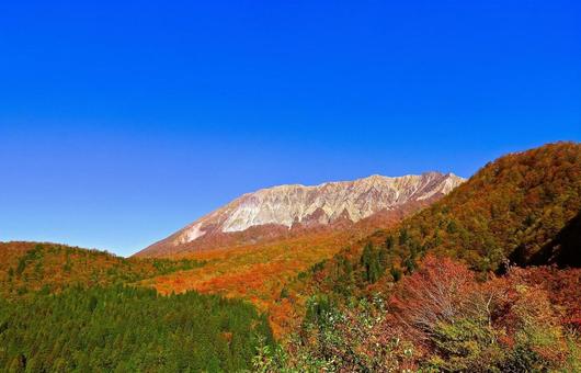 秋の大山 秋の大山の写真