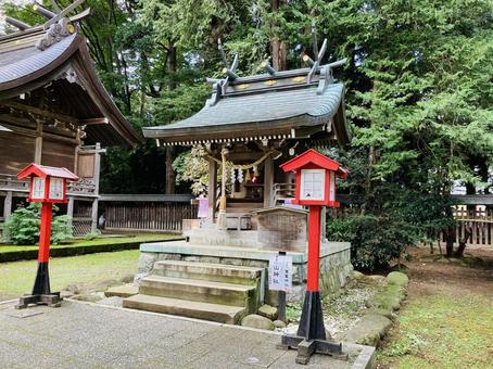 駒形神社　山神社 駒形神社,岩手県奥州市,陸中国一宮の写真素材